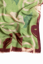 Schal "Floating Harmony - green"