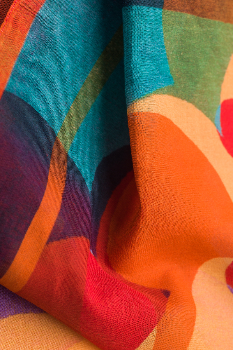 Tuch "Flower Splash 70ties – Silk"