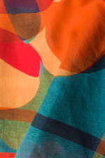 Tuch "Flower Splash 70ties – Cotton"