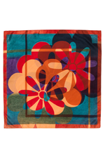 Tuch "Flower Splash 70ties – Silk"