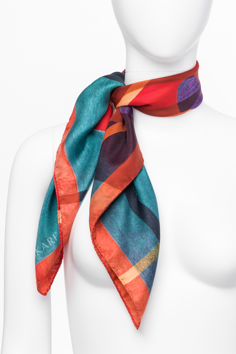 Tuch "Flower Splash 70ties – Silk"