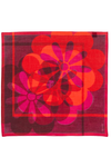 Tuch "Flower Splash red/pink – Cotton"