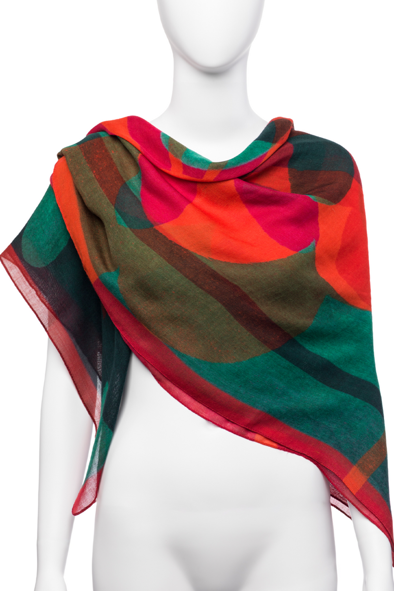 Tuch "Flower Splash - large"