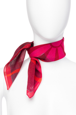 Tuch "Flower Splash red/pink – Cotton"