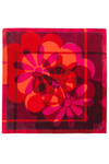 Tuch "Flower Splash  red/pink – Silk"