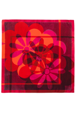 Tuch "Flower Splash  red/pink – Silk"