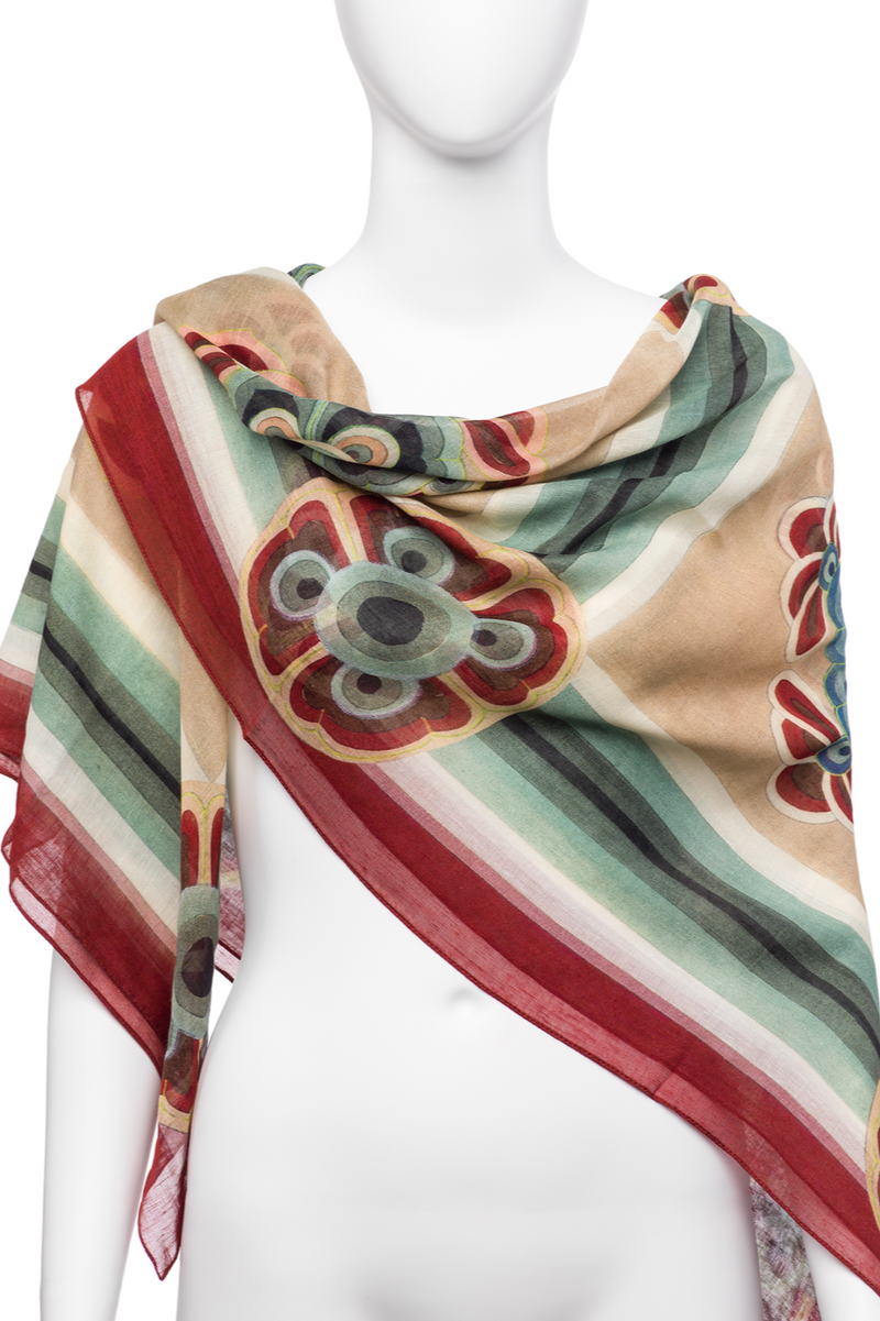 Tuch "Flowersquare"