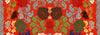 Schal "Floral Red"