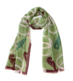 Schal "Floating Harmony - green"